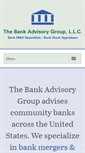 Mobile Screenshot of bankadvisory.com